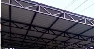 Односкатные навесы из профнастила 6 на 4 - цена и покупка в Набережных Челнах от 1742 руб.