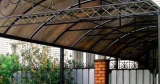 Навесы из профильной трубы для частного дома в Набережных Челнах - Риал-металл от 1538 руб.